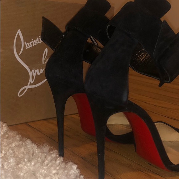 Christian Louboutin Harlem d’Orsay Black Velvet - Picture 2 of 4